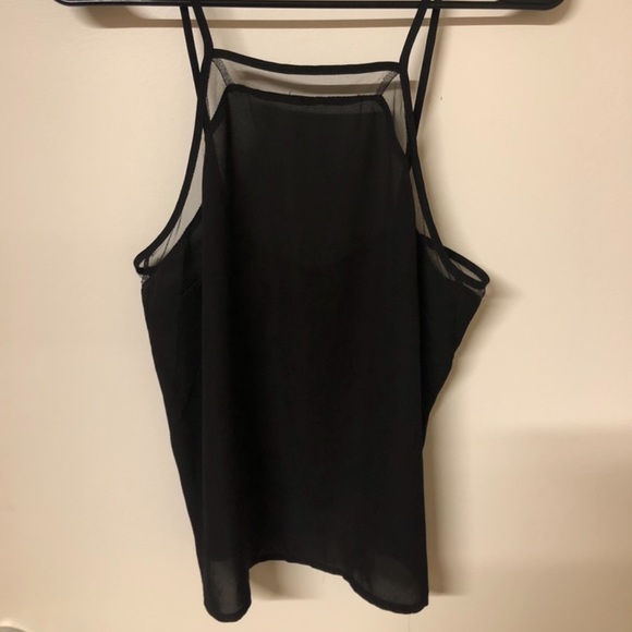 Black mesh tank top - Picture 2 of 4